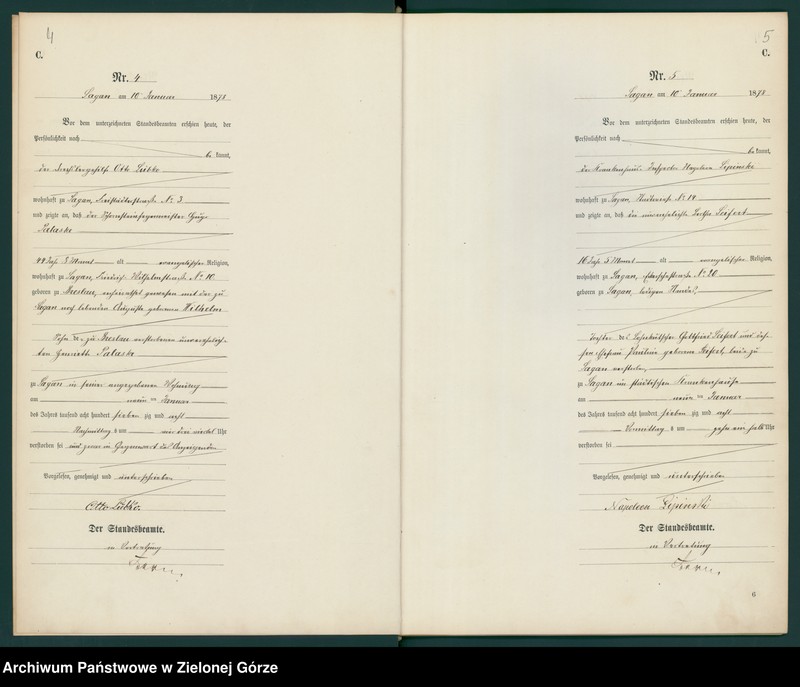 image.from.unit.number "[KsiĘga Aktów Zgonów- Żagań miasto]"