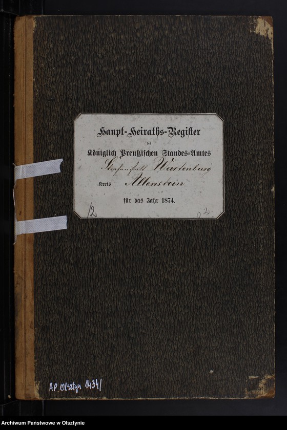 image.from.unit.number "Haupt-Heiraths-Register /wpisów nie było/"