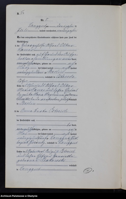 image.from.unit.number "Heirats-Neben-Register Nr 1 - 27"