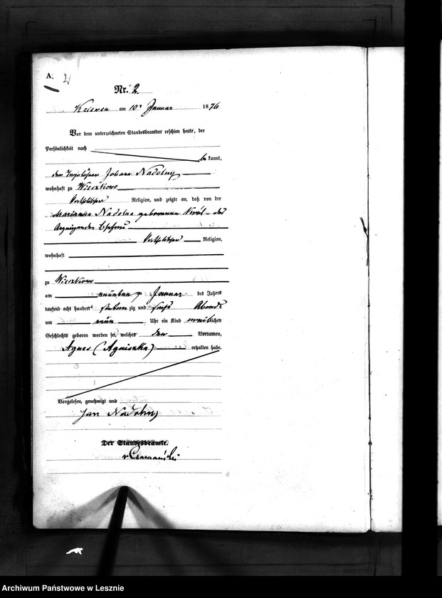 Obraz 5 z jednostki "[Księga urodzeń - wieś]"