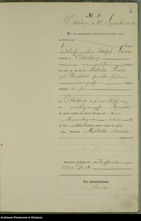 image.from.unit.number "Haupt-Geburts-Register Nr 1 - 11"