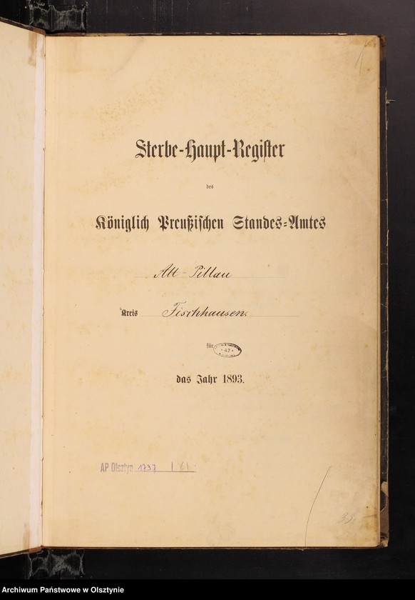 image.from.unit.number "Sterbe-Haupt-Register Nr 1 - 111"