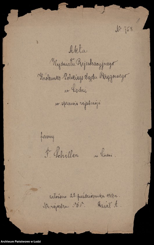 Obraz 3 z jednostki "Franc Schiller- magazyn bielizny i fartuchów"