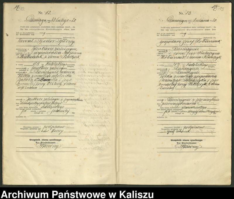 Obraz 10 z jednostki "[Księga zgonów]"