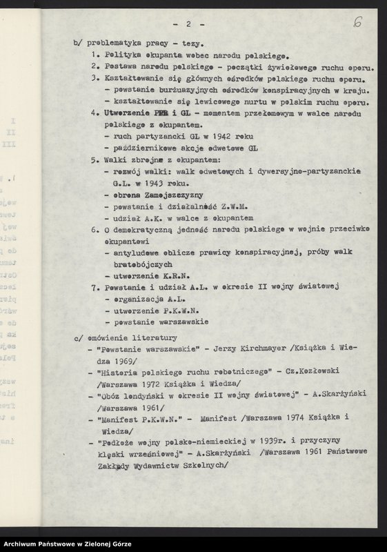 Obraz 17 z jednostki "Gruca Roman. Ruch oporu. Praca maturalna "Różnice w programie politycznych ruchu oporu w Polsce w latach 1939-1944 i ich źródła". "