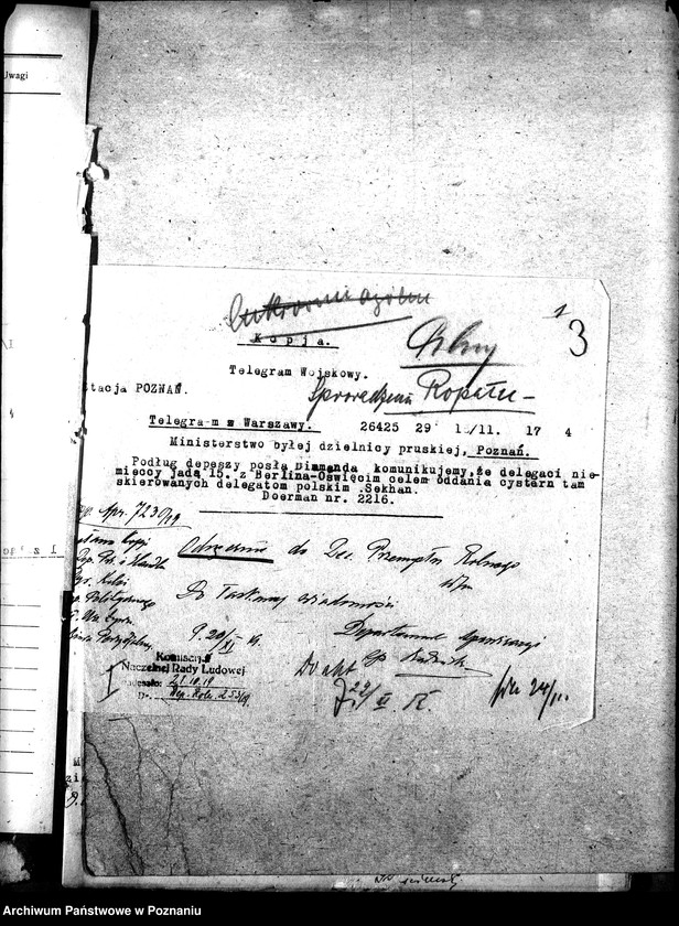 image.from.unit.number "Sprawy dostawy ropału [ropy naftowej]"