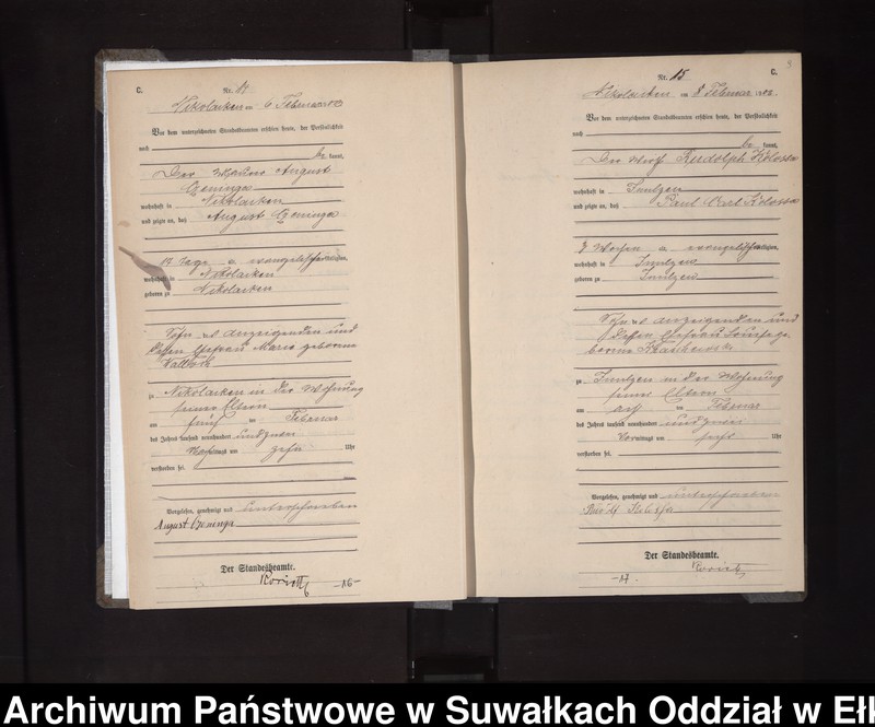 image.from.unit.number "Sterbe-Haupt-Register des Königlichen Preussischen Standes-Amtes Nikolaiken Kreis Sensburg"