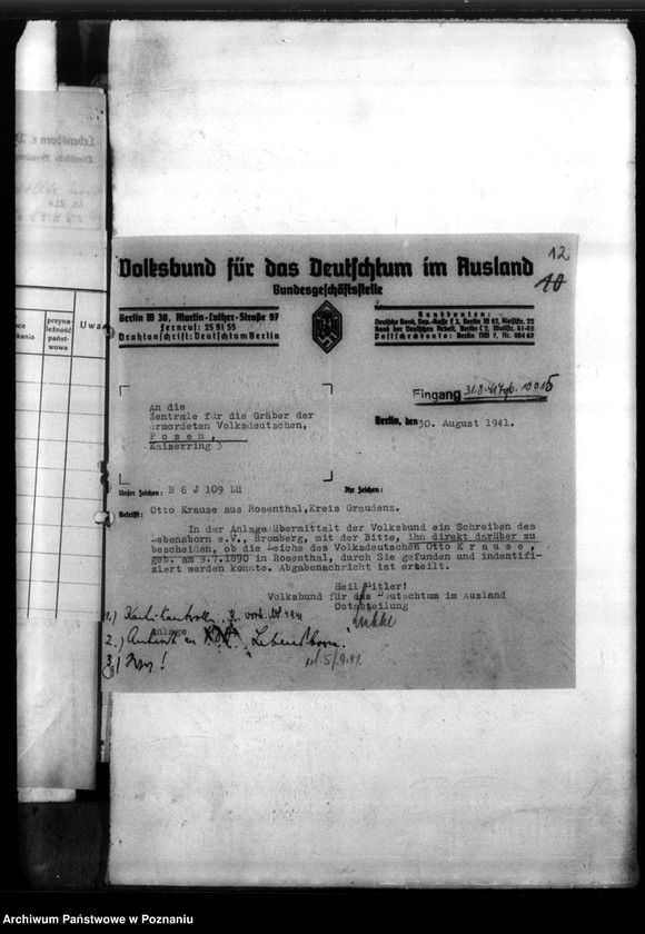 Obraz 16 z jednostki "Otto Krause aus Rosenthal, Kreis Grandenz (Grudziądz)"