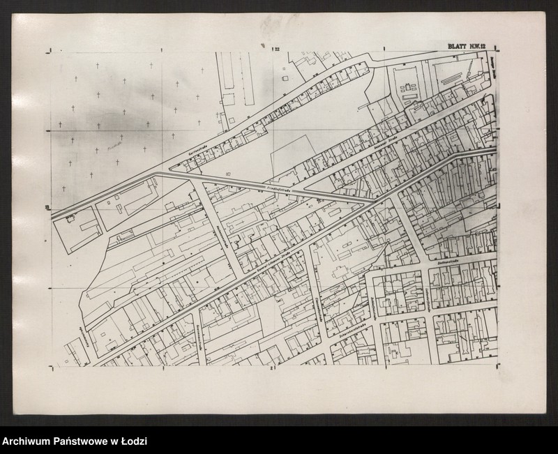 Obraz 3 z jednostki "Plan miasta Łodzi Sekcja NW 12"