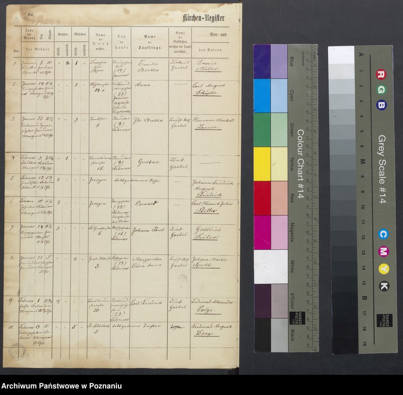 Obraz 3 z jednostki "Duplikat der Tauf, Trauungs und Sterberegister"