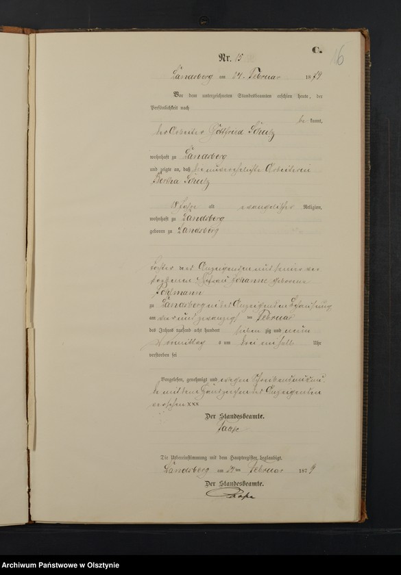 image.from.unit.number "Sterbe-Neben-Register Nr 1 - 62"