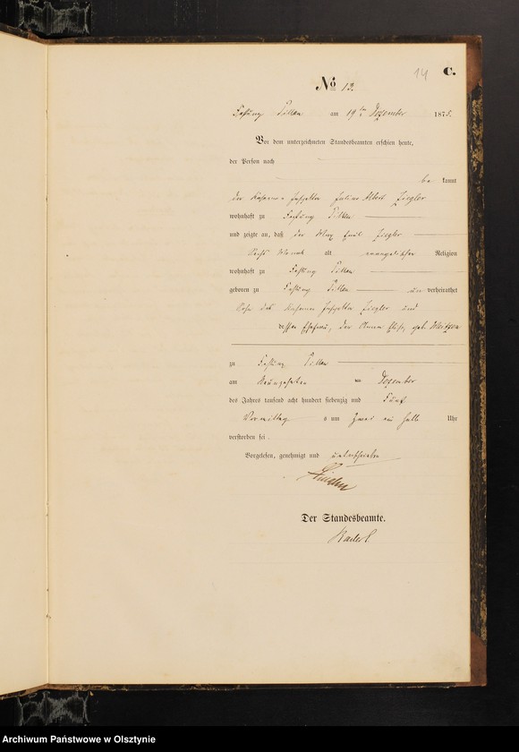 image.from.unit.number "Haupt-Sterbe-Register Nr 1 - 15"