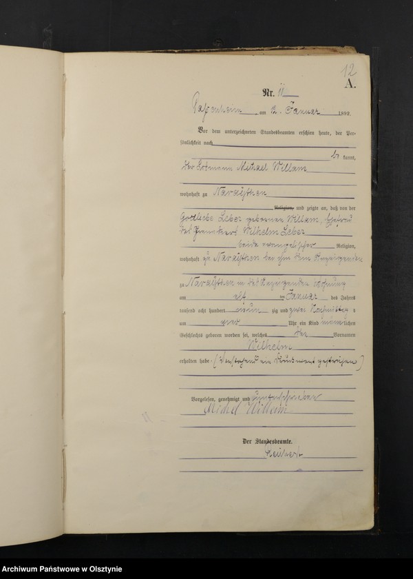 image.from.unit.number "Geburts-Haupt-Register Nr 1 - 205"