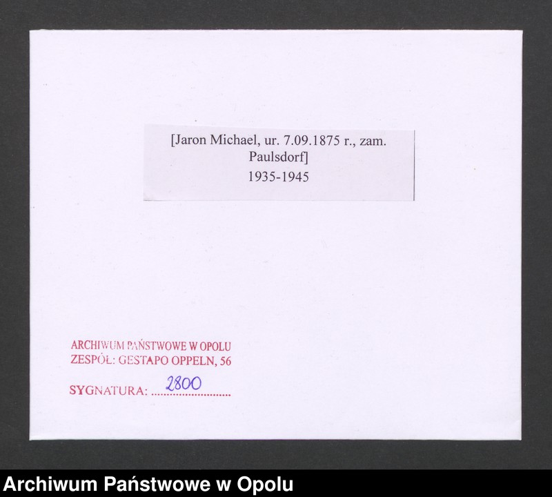 image.from.unit.number "[Jaron Michael, ur. 7.09.1875 r., zam. Paulsdorf]"