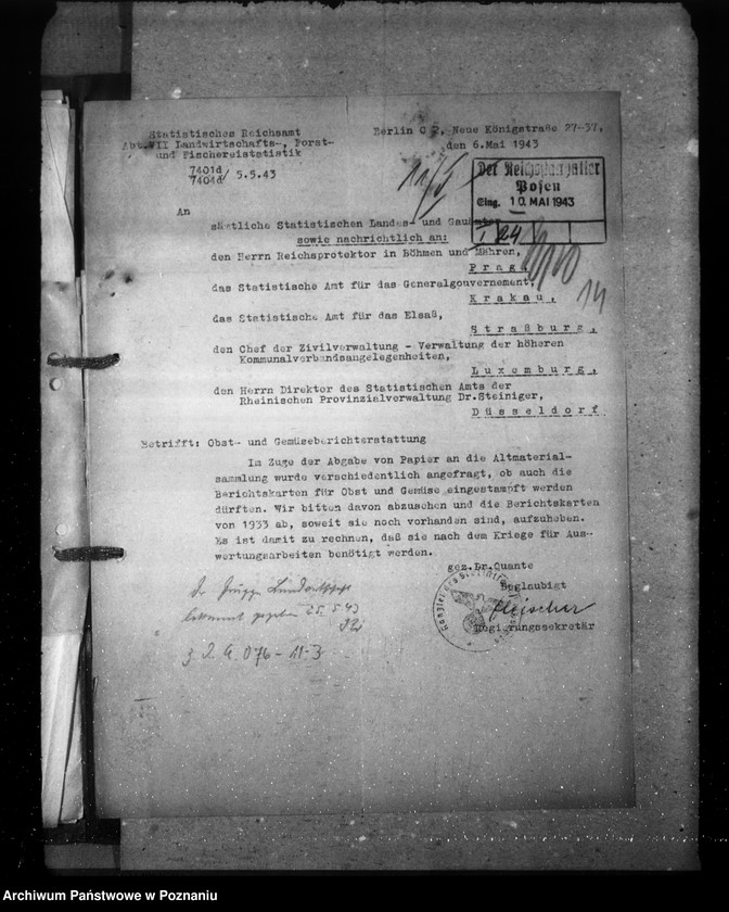 Obraz 18 z jednostki "Obstbaumzählung, Obsterntestatistik (korespondencja)"