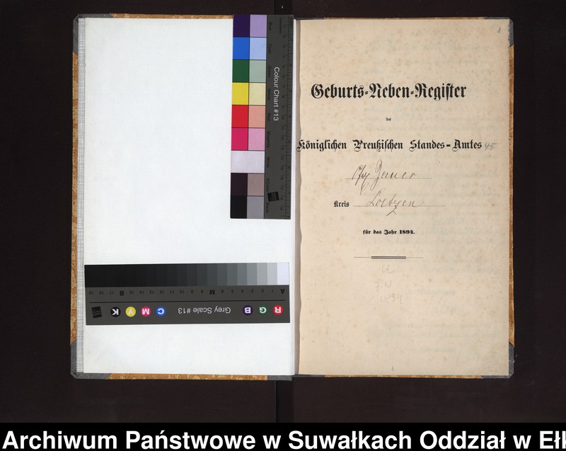 image.from.unit.number "Geburts-Neben-Register des Königlichen Preussischen Standes-Amtes Gr. Jauer Kreis Loetzen"