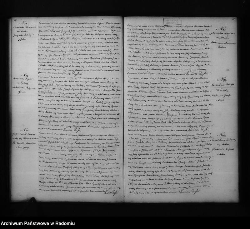 image.from.unit.number "[Duplikat akt urodzonych, zaślubionych i zmarłych parafii Jedlnia z 1872 r.]"