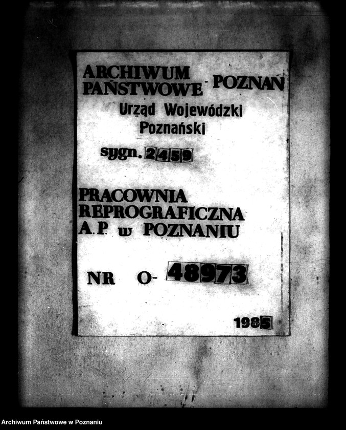 Obraz 12 z jednostki "Regulacja hipoteczna scalonych gruntów wsi Policko powiatu konińskiego"
