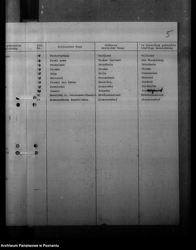 Obraz 10 z jednostki "Ortsnamenänderung - Kreis Wollstein (Wolsztyn)"