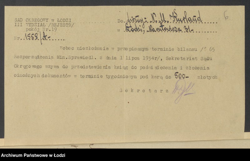 Obraz 8 z jednostki "Nuchim Majer Kurland- sprzedaż produktów spożywczych"