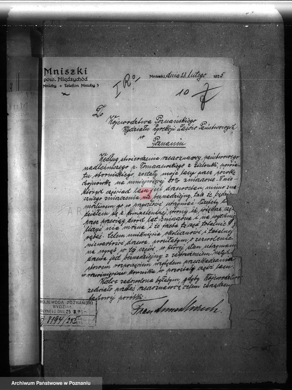 Obraz 15 z jednostki "Majętność leśna Mniszki w powiecie międzychodzkim"