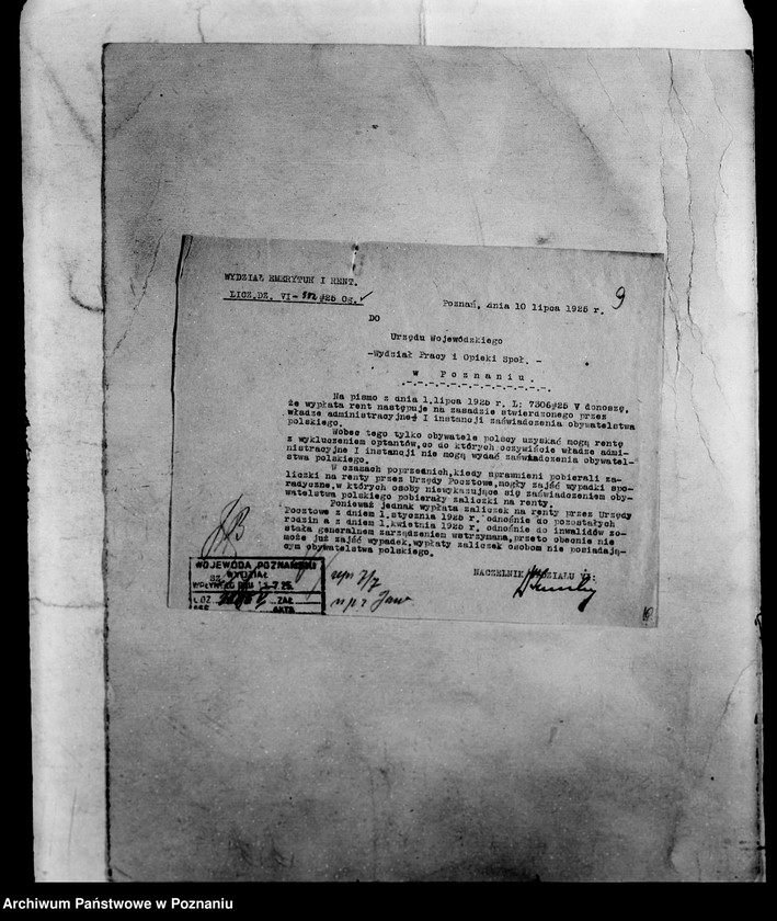 Obraz 12 z jednostki "/Sprawy rentowe/"