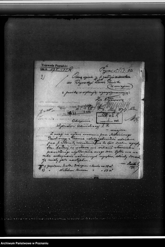 Obraz 6 z jednostki "/Nadzór nad gospodarką w lasach gminy Osuch w powiecie czarnkowskim własność Ewald Draeger"