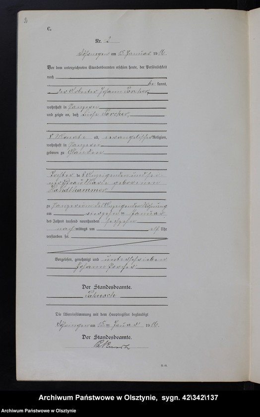 image.from.unit.number "Sterbe-Neben-Register Nr 1-41"