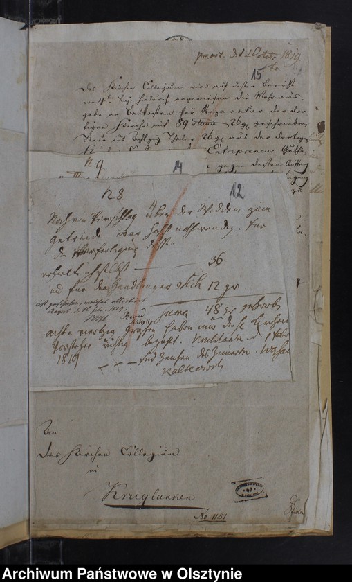 Obraz 14 z jednostki "Jahres Bau Rechnung der Kirche zu Kruklanken"