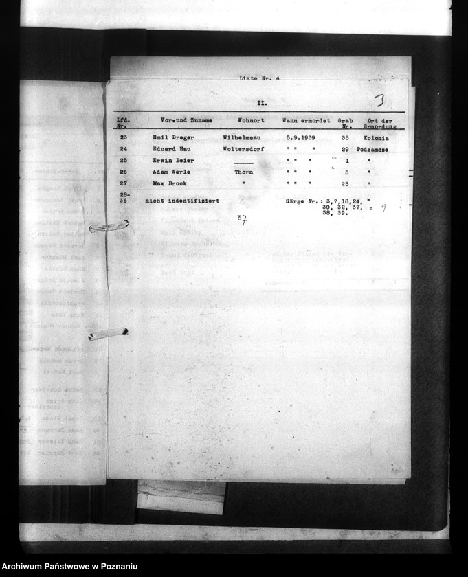 Obraz 7 z jednostki "Thorner Liste der Ermordeten und Vermissten (Toruń)"