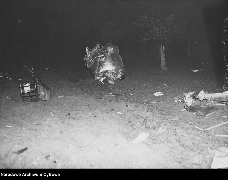 Obraz 3 z jednostki "Katastrofa samolotu pasażerskiego Lockheed L-10 Electra (SP-AYD) pod Piasecznem"