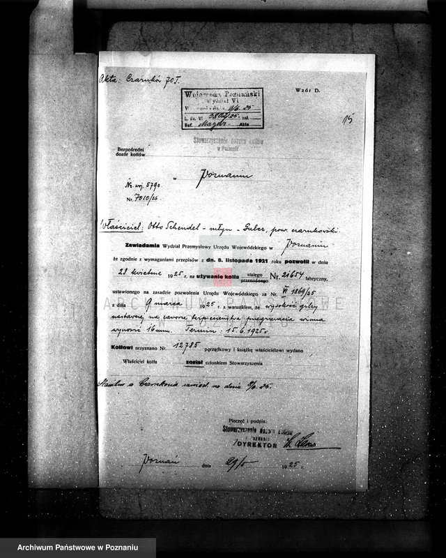 Obraz 19 z jednostki "Otto Schendler w Gulczy pow. czarnkowski kocioł parowy"