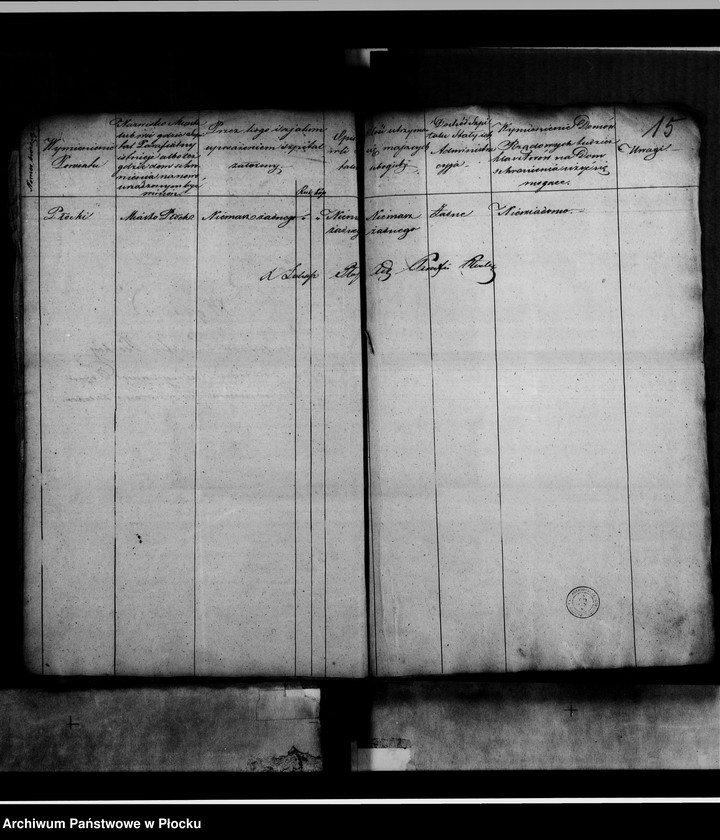 Obraz 18 z jednostki "Akta tyczące się Dozoru Kościoła Parafii Płockiej i Domu Schronienia Starców, vol. I"