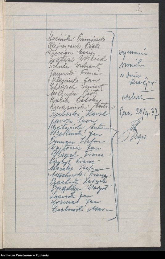 Obraz 5 z jednostki "Zbąszyń, powiat Nowy Tomyśl - akta koła."