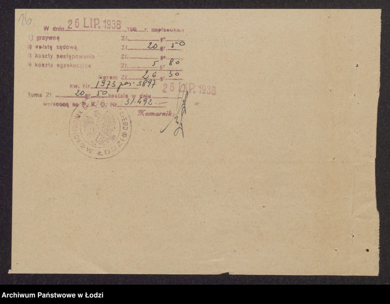 Obraz 18 z jednostki "Izaak Berger- przędzalnia zarobkowa"