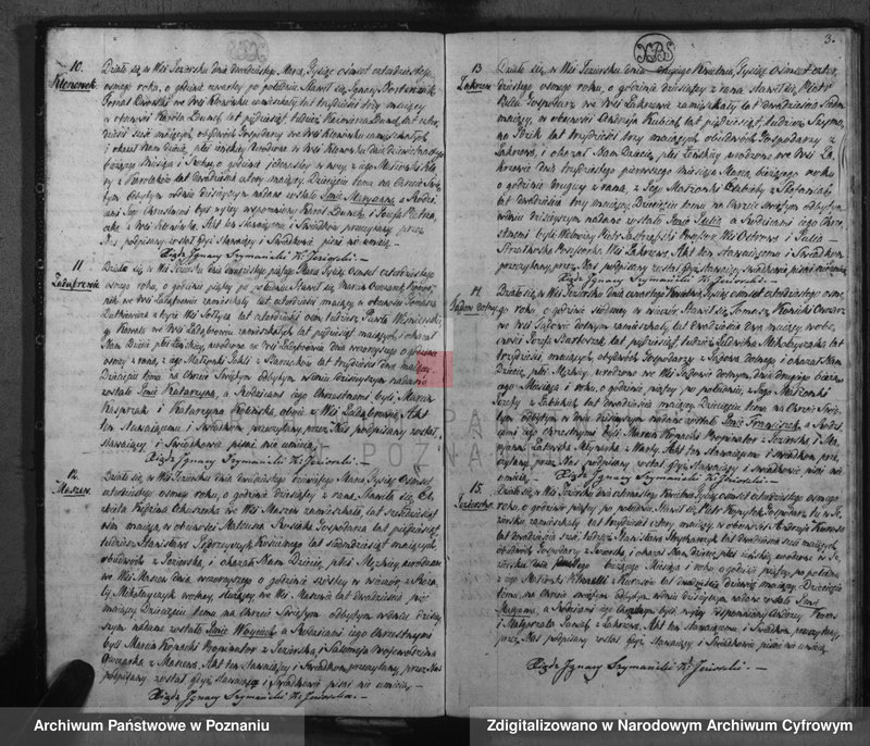 Obraz 5 z jednostki "Akta urodzeń, małżeństw i zgonu"
