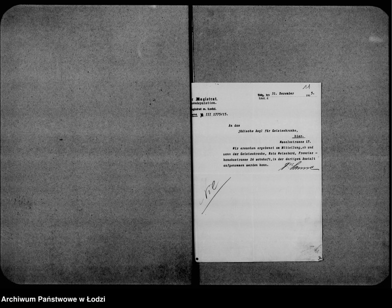 Obraz 12 z jednostki "Przytułek dla umysłowo chorych"