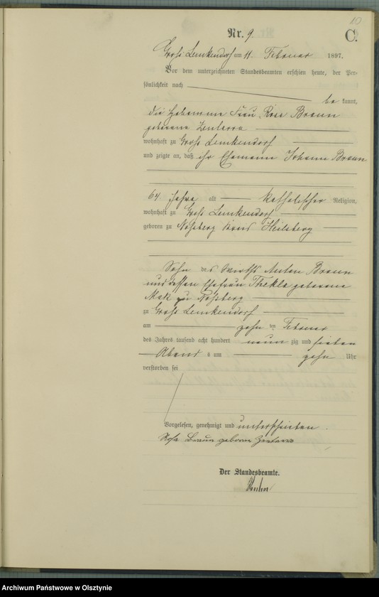image.from.unit.number "Sterbe-Haupt-Register Nr 1 - 60 i 1 - 55"