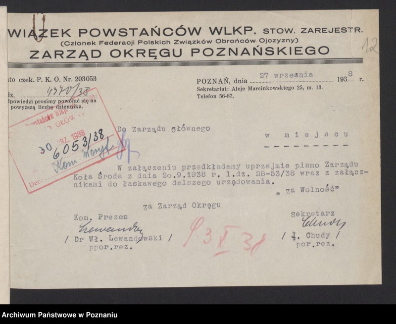 Obraz 16 z jednostki "Środa - akta delegata powiatowego."