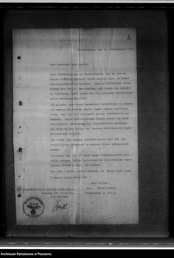 Obraz 6 z jednostki "Landrat in Gnesen (Gniezno)"