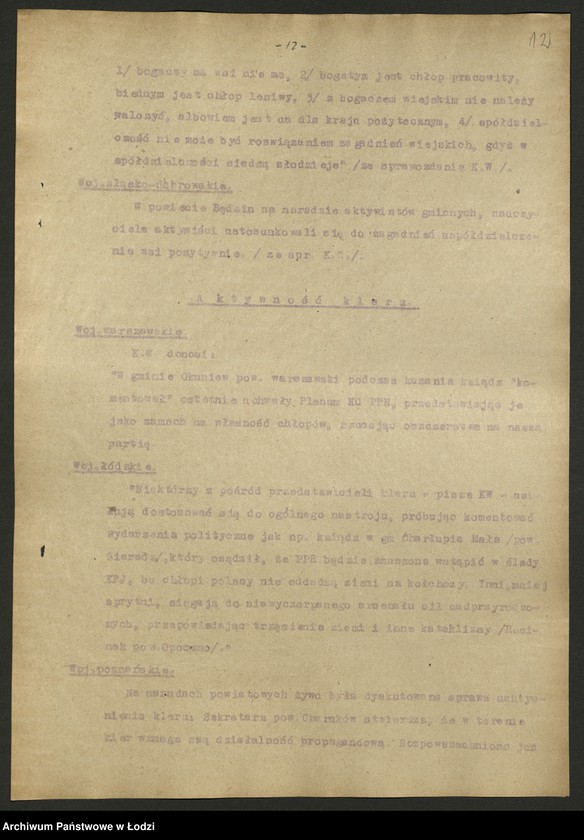 Obraz 13 z jednostki "Biuletyny Referatu Sprawozdawczego Komitetu Centralnego t. 2"