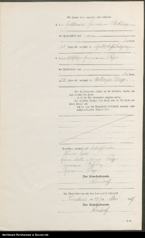 Obraz 9 z jednostki "Heiratsregister"