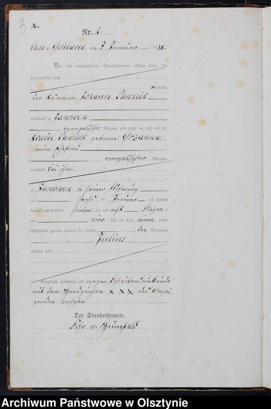 image.from.unit.number "Geburts-Haupt-Register Nr 1 - 77"