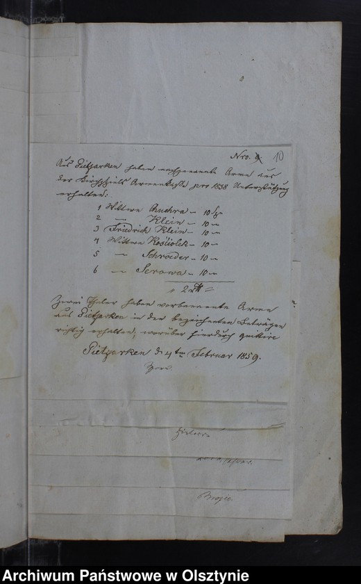 image.from.unit.number "Armen-Cassen Rechnung des Kirchspiels Kruklanken"