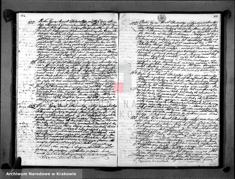 image.from.unit.number "Księga Aktów Zejścia dla Parafii So. Floryana na Kleparzu na rok 1846 sporządzona"