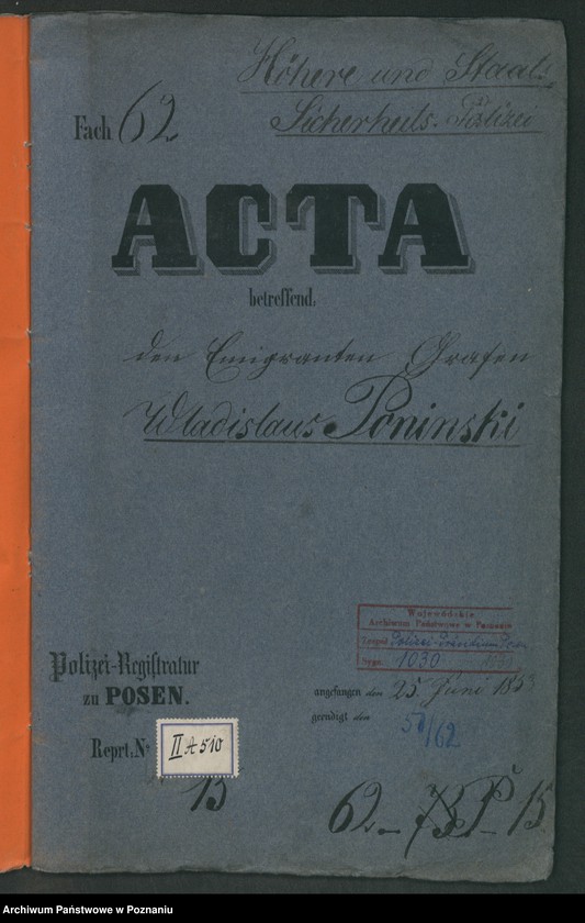Obraz 2 z jednostki "A. betr. Grafen Wladislaus Poniński"