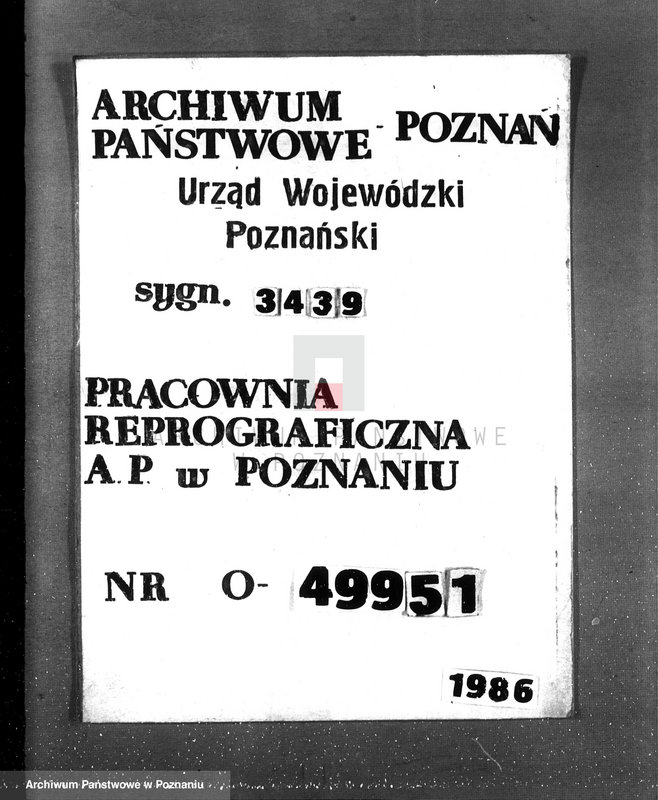Obraz 1 z jednostki "Sprawa zmiany rodzaju użytkowania w związku z parcelacją powiat 19,5 ha gruntów leśnych w majątku Piorunów powiat koniński"