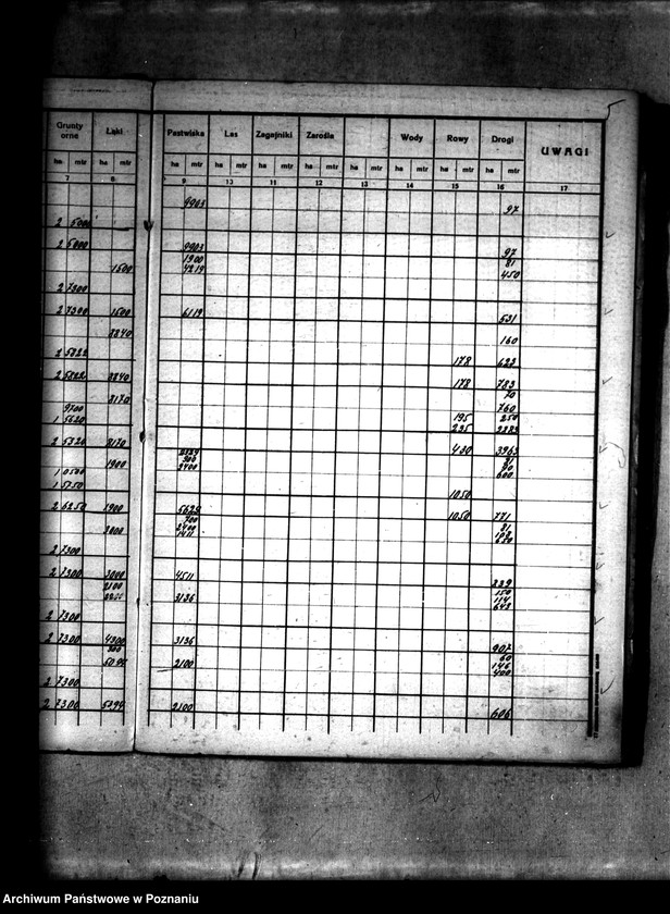 Obraz 9 z jednostki "Rejestr pomiarowy gruntów przymusowej parcelacji majątku Ląd powiatu konińskiego"
