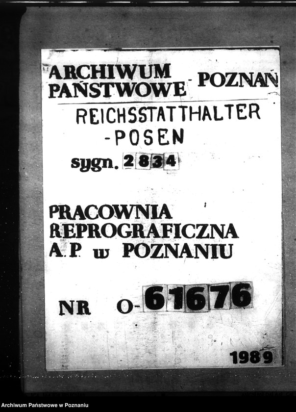 Obraz 1 z jednostki "Verwaltungsangelegenheiten der Abteilung VII A."