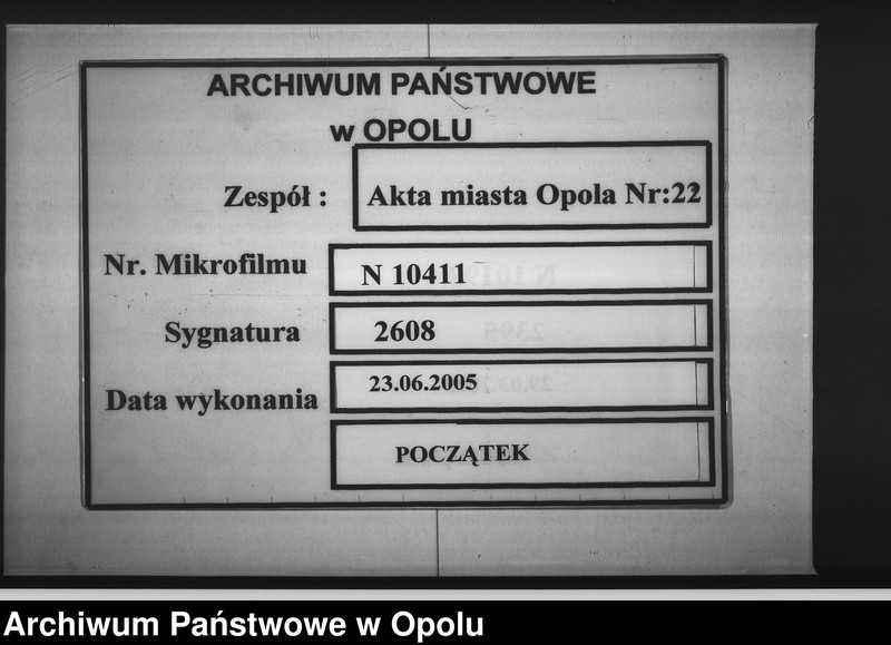 Obraz 1 z jednostki "Acta generalia von Geistlichen und Kirchlichen Angelegenheiten zu Oppeln"
